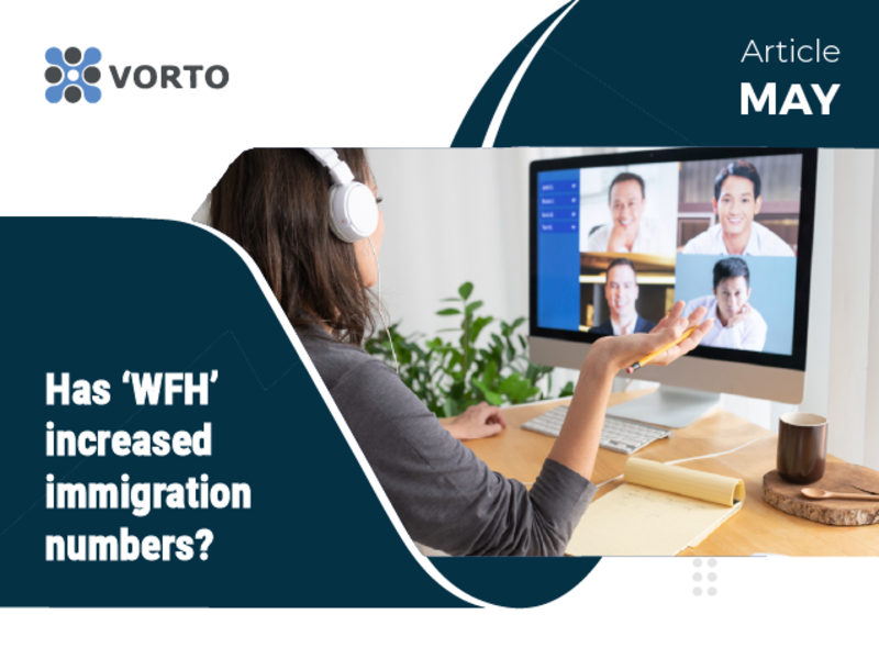 Has working from home increased immigration