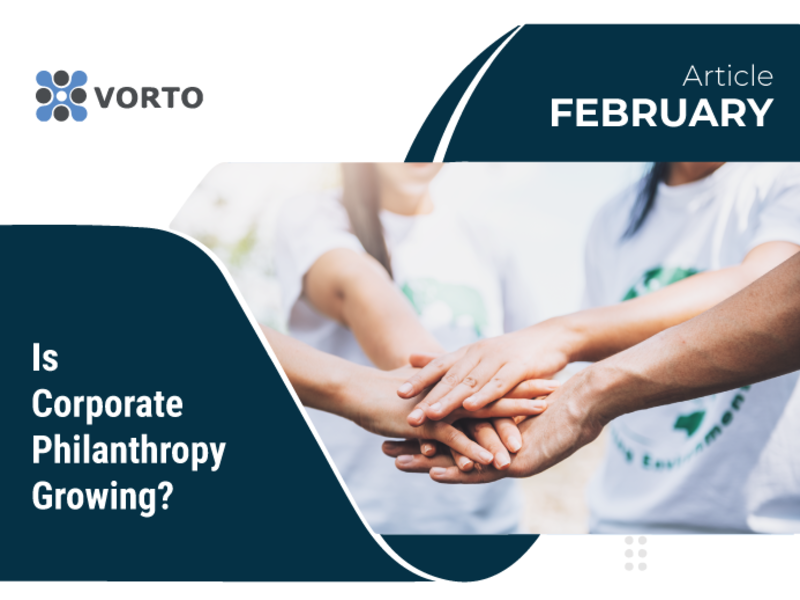 Is corporate philanthropy growing?